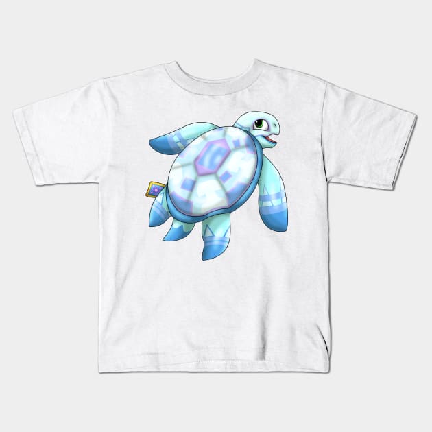 Cherrapin: Blue Kids T-Shirt by spyroid101